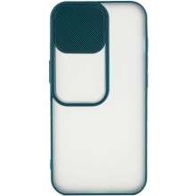 Чохол Camshield mate TPU зі шторкою для камери для Apple iPhone 13 Pro (6.1") – Зелений
