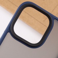 TPU+PC чехол Metal Buttons для Apple iPhone 13 Pro (6.1") – Синий