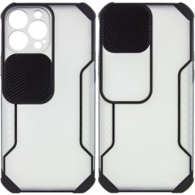 Чохол Camshield matte Ease TPU зі шторкою для Apple iPhone 13 Pro (6.1") – Чорний
