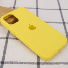 Чехол Silicone Case Full Protective (AA) для Apple iPhone 13 Pro (6.1") – Желтый