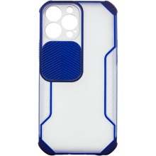 Чехол Camshield matte Ease TPU со шторкой для Apple iPhone 13 Pro (6.1") – Синий