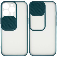 Чохол Camshield mate TPU зі шторкою для камери для Apple iPhone 13 Pro (6.1") – Зелений