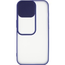 Чехол Camshield mate TPU со шторкой для камеры для Apple iPhone 13 Pro (6.1") – Синий