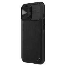 Кожаная накладка Nillkin Camshield Leather (шторка на камеру) для Apple iPhone 13 Pro (6.1") – Черный