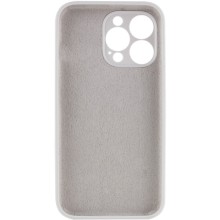 Чохол Silicone Case Full Camera Protective (AA) NO LOGO для Apple iPhone 13 Pro (6.1") – Білий