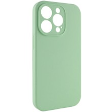 Чехол Silicone Case Full Camera Protective (AA) NO LOGO для Apple iPhone 13 Pro (6.1") – Зеленый