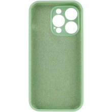 Чохол Silicone Case Full Camera Protective (AA) NO LOGO для Apple iPhone 13 Pro (6.1") – Зелений