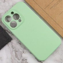 Чехол Silicone Case Full Camera Protective (AA) NO LOGO для Apple iPhone 13 Pro (6.1") – Зеленый