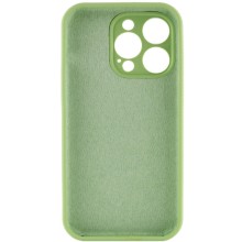 Чехол Silicone Case Full Camera Protective (AA) NO LOGO для Apple iPhone 13 Pro (6.1") – Мятный