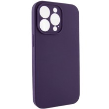 Чехол Silicone Case Full Camera Protective (AA) NO LOGO для Apple iPhone 13 Pro (6.1") – Фиолетовый