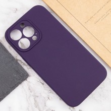 Чехол Silicone Case Full Camera Protective (AA) NO LOGO для Apple iPhone 13 Pro (6.1") – Фиолетовый