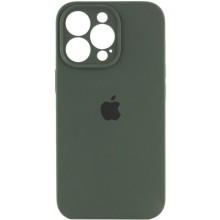 Чохол Silicone Case Full Camera Protective (AA) для Apple iPhone 13 Pro (6.1") – Зелений