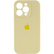 Чохол Silicone Case Full Camera Protective (AA) для Apple iPhone 13 Pro (6.1") – Жовтий