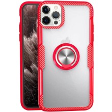 TPU+PC чехол Deen CrystalRing for Magnet (opp) для Apple iPhone 13 Pro (6.1") (Бесцветный)