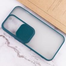 Чехол Camshield mate TPU со шторкой для камеры для Apple iPhone 13 Pro (6.1") – Зеленый