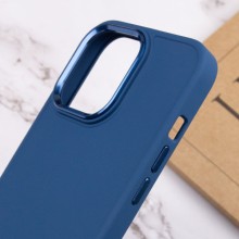 TPU чехол Bonbon Metal Style для Apple iPhone 13 Pro (6.1") – Синий