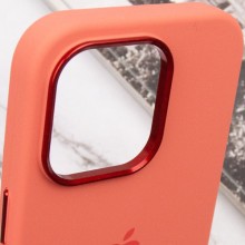 Чохол Silicone Case Metal Buttons (AA) для Apple iPhone 13 Pro (6.1") – Рожевий