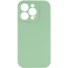 Чехол Silicone Case Full Camera Protective (AA) NO LOGO для Apple iPhone 13 Pro (6.1") (Зеленый)