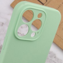 Чохол Silicone Case Full Camera Protective (AA) NO LOGO для Apple iPhone 13 Pro (6.1") – Зелений