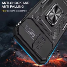 Ударопрочный чехол Camshield Army Ring для Apple iPhone 13 Pro (6.1") – Черный