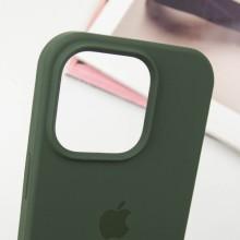 Чехол Silicone Case Full Protective (AA) для Apple iPhone 13 Pro (6.1") – Зеленый