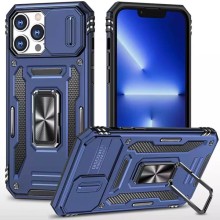 Ударопрочный чехол Camshield Army Ring для Apple iPhone 13 Pro (6.1") – Синий