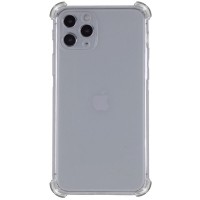 TPU чохол GETMAN Ease logo посилені кути для Apple iPhone 13 Pro (6.1") – Серый (прозрачный)