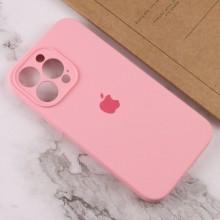 Чохол Silicone Case Full Camera Protective (AA) для Apple iPhone 13 Pro (6.1") – Рожевий