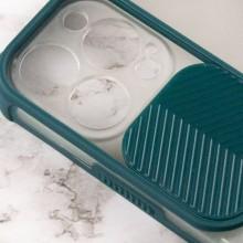 Чехол Camshield matte Ease TPU со шторкой для Apple iPhone 13 Pro (6.1") – Зеленый