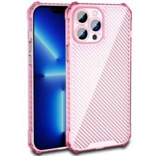 Чохол TPU Ease Carbon color series для Apple iPhone 13 Pro (6.1") – Рожевий