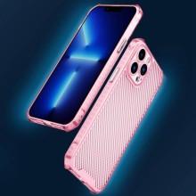 Чохол TPU Ease Carbon color series для Apple iPhone 13 Pro (6.1") – Рожевий
