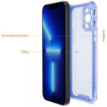 Чохол TPU Ease Carbon color series для Apple iPhone 13 Pro (6.1") – Синій