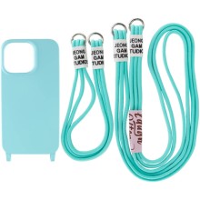 Чохол TPU two straps California для Apple iPhone 13 Pro (6.1") – Бірюзовий