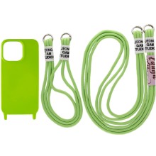 Чохол TPU two straps California для Apple iPhone 13 Pro (6.1") – Салатовий