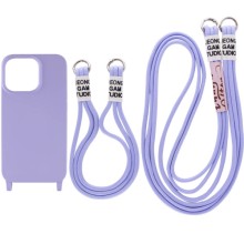 Чохол TPU two straps California для Apple iPhone 13 Pro (6.1") – Бузковий