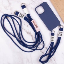 Чохол TPU two straps California для Apple iPhone 13 Pro (6.1") – Темно-синій