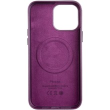 Шкіряний чохол Leather Case (AA Plus) with MagSafe для Apple iPhone 13 Pro (6.1") – Марсала