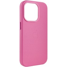 Шкіряний чохол Leather Case (AA Plus) with MagSafe для Apple iPhone 13 Pro (6.1") – Жовтий