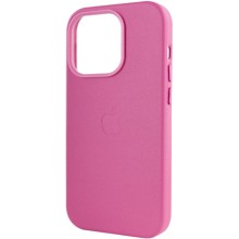 Шкіряний чохол Leather Case (AA Plus) with MagSafe для Apple iPhone 13 Pro (6.1") – Жовтий