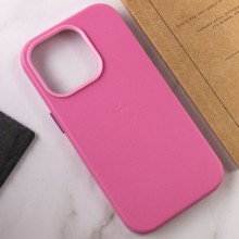 Шкіряний чохол Leather Case (AA Plus) with MagSafe для Apple iPhone 13 Pro (6.1") – Жовтий