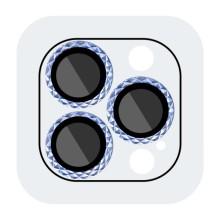 Захисне скло Metal Shine на камеру (в упак.) для Apple iPhone 13 Pro / 13 Pro Max (Блакитний)