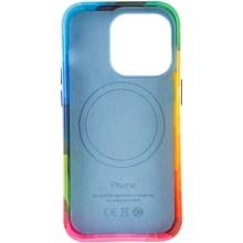 Шкіряний чохол Colour Splash with MagSafe для Apple iPhone 13 Pro (6.1") – Червоний