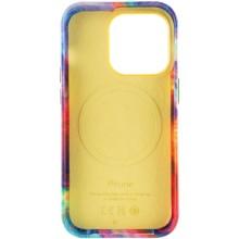 Шкіряний чохол Colour Splash with MagSafe для Apple iPhone 13 Pro (6.1") – Жовтий