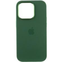 Чохол Silicone Case Metal Buttons (AA) для Apple iPhone 13 Pro (6.1") – Зелений