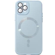 Чохол TPU+Glass Sapphire Midnight with MagSafe для Apple iPhone 13 Pro (6.1") – Блакитний