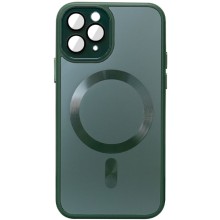 Чохол TPU+Glass Sapphire Midnight with MagSafe для Apple iPhone 13 Pro (6.1") – Зелений