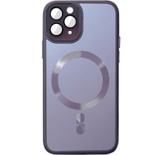 Чохол TPU+Glass Sapphire Midnight with MagSafe для Apple iPhone 13 Pro (6.1") – Фіолетовий