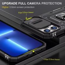 Ударостійкий чохол Camshield Army Ring для Apple iPhone 13 Pro (6.1") – Чорний