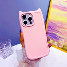 Чехол TPU GETMAN Cat with straps для Apple iPhone 13 Pro (6.1") – Розовый