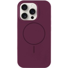 Чехол Silicone Case Full Protective (AA) NO LOGO with MagSafe для Apple iPhone 13 Pro (6.1") – Бордовый